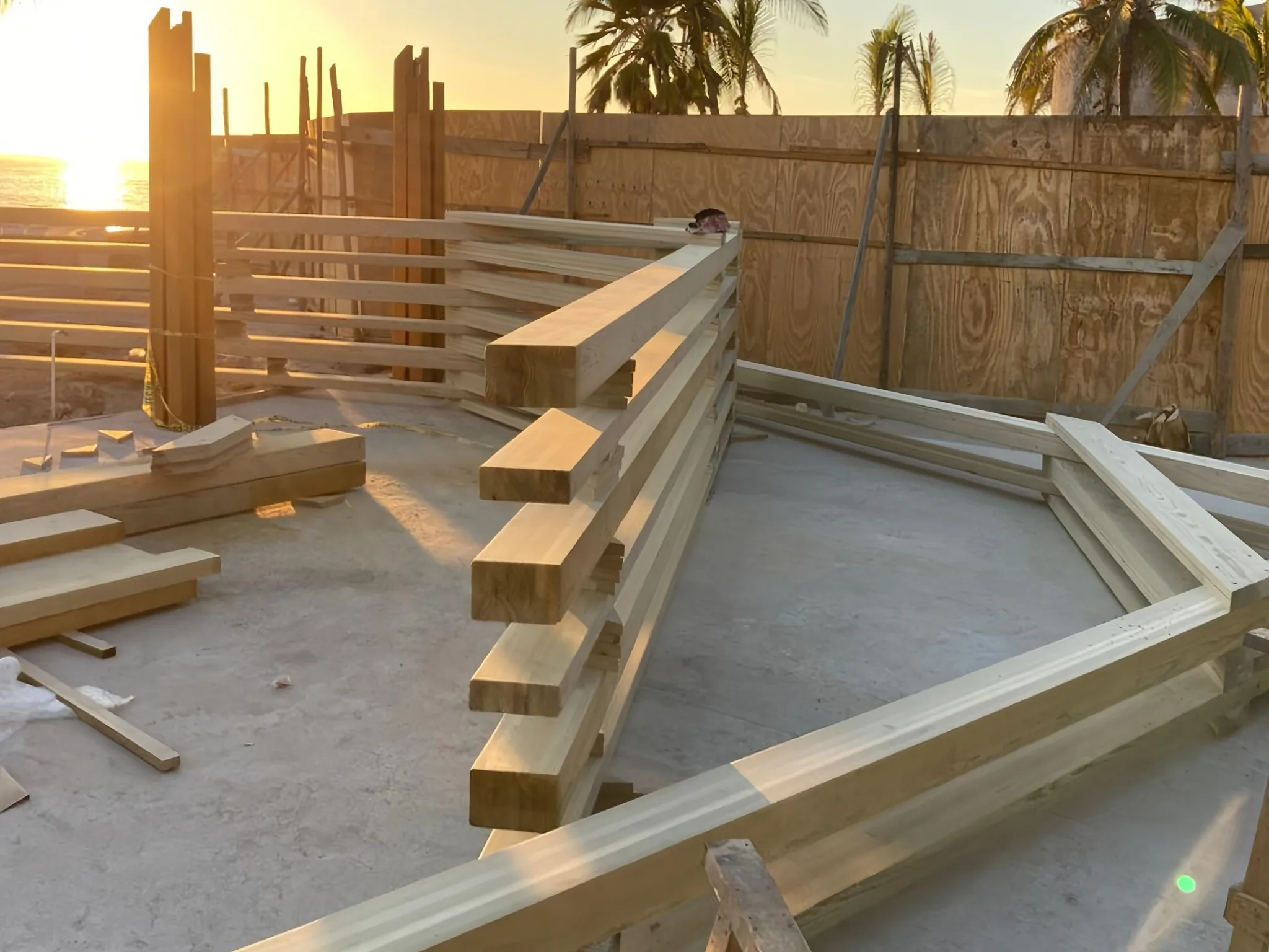 Equipo Pergola by Maderal en etapa de fabricación y producción