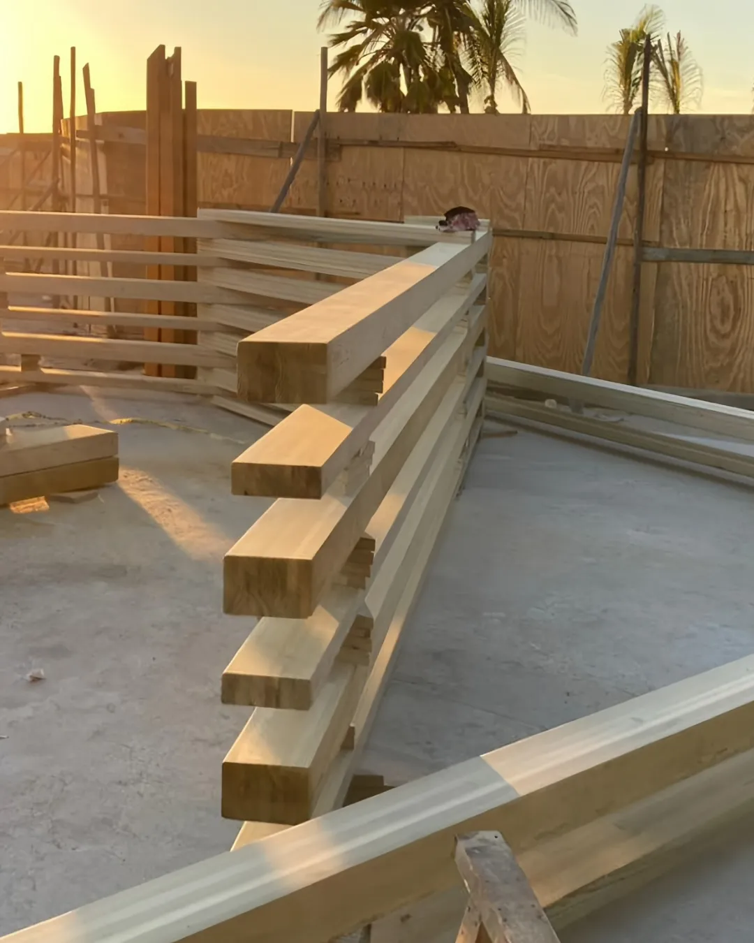 Equipo Pergola by Maderal en etapa de fabricación y producción