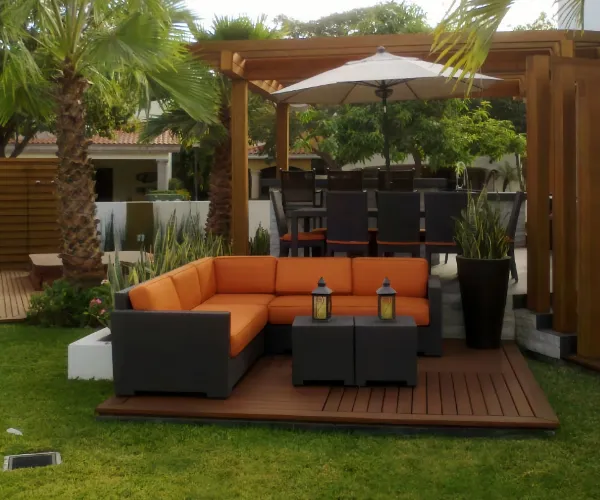 Experiencias al aire libre, cocina exterior, Pergola by Maderal