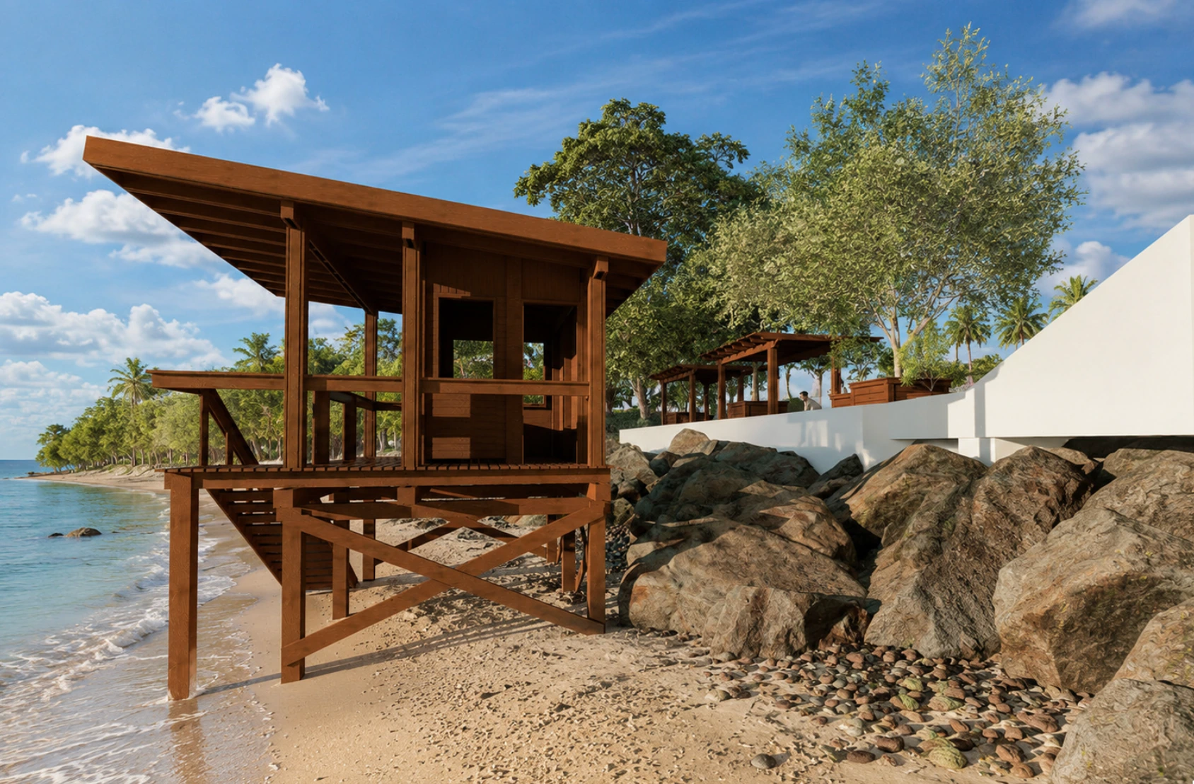 Equipo Pergola by Maderal en etapa de desarrollo y documentación